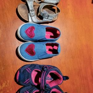 Little girls shoe lot